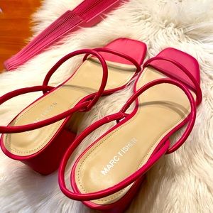 Marc Fisher Women's Pink Dress Sandals